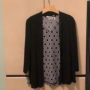 2 piece v neck liquid knit set